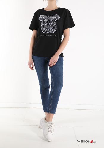 T-shirt in Cotone Fantasia stampata - ph 5