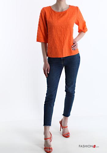 Streifenmuster Bluse - ph 5