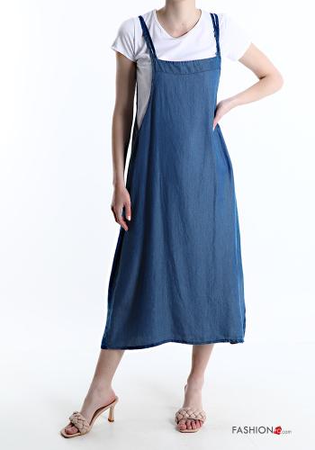 denim Sleeveless Dress