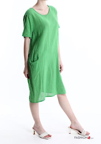 Cotton Dress with pockets - ph 3