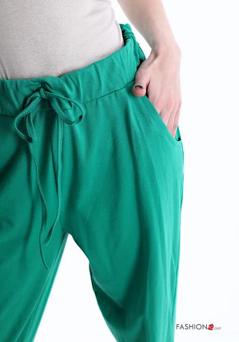 Cotton Trousers with pockets with bow - ph 4