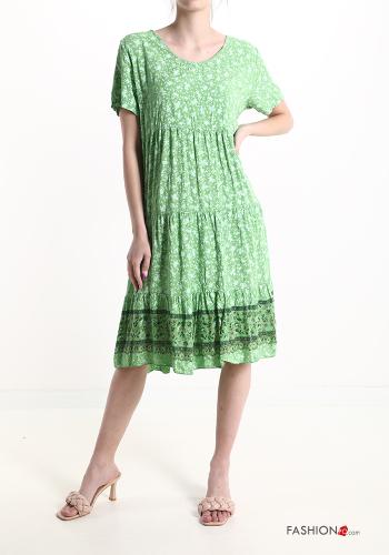 Floral Dress with flounces - ph 1