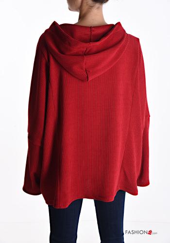Felpa con zip con cappuccio - ph 2