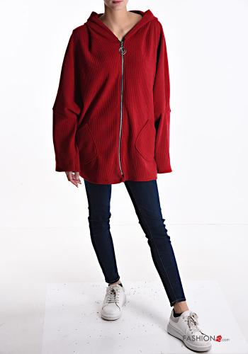 Felpa con zip con cappuccio - ph 5