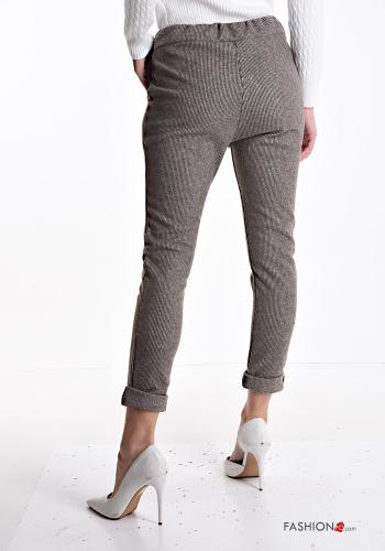 Cotton Trousers with pockets with bow - ph 2