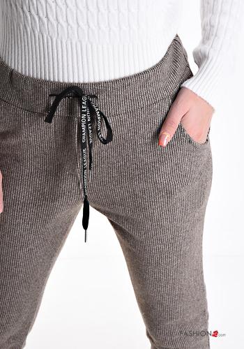 Cotton Trousers with pockets with bow - ph 4