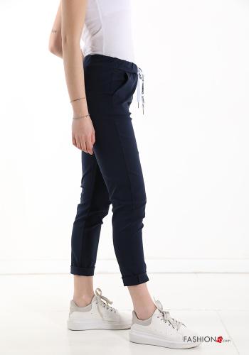 Cotton Trousers with pockets with bow - ph 3