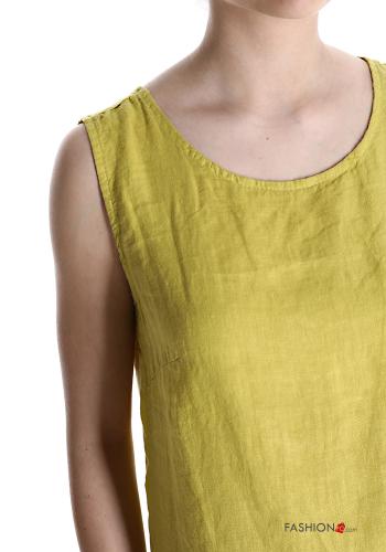 Linen Sleeveless Dress - ph 4