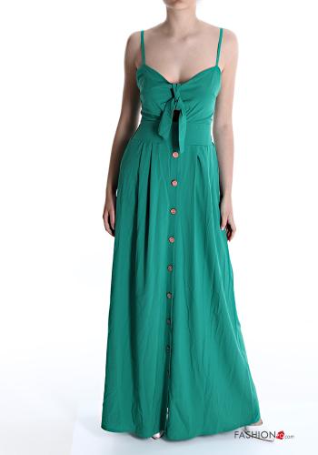 Scamiciato con fiocco con bottoni scollo a V