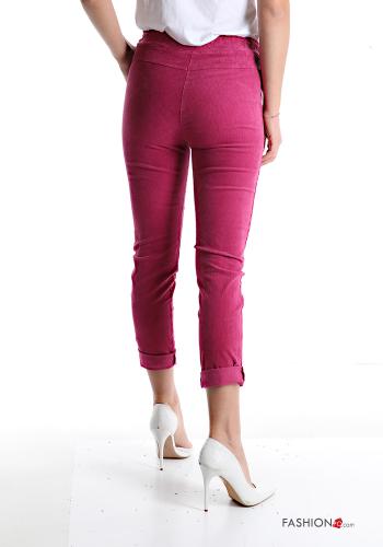 Cotton Trousers with pockets with bow - ph 2