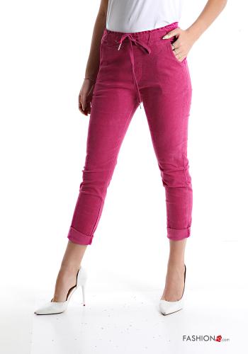 Cotton Trousers with pockets with bow - ph 3