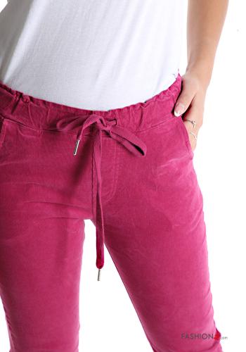 Cotton Trousers with pockets with bow - ph 4