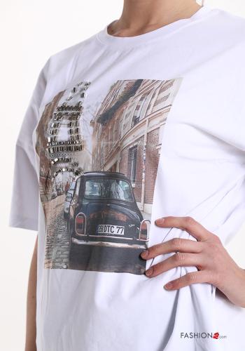 Patterned Cotton T-shirt - ph 4