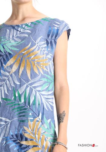 Patterned Linen Dress - ph 4