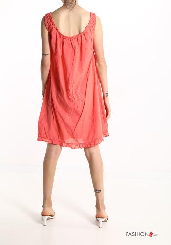 Cotton Sleeveless Dress with pockets - ph 2