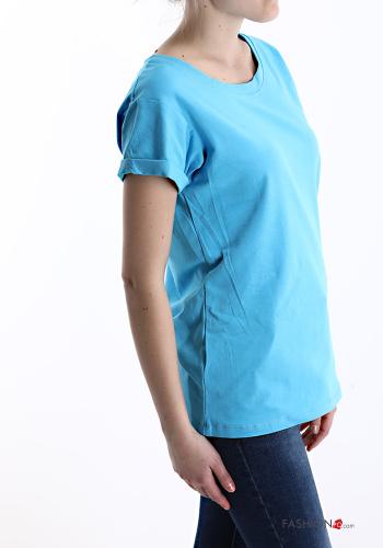 T-shirt in Cotone maniche corte girocollo - ph 3