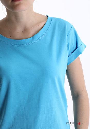 T-shirt in Cotone maniche corte girocollo - ph 4