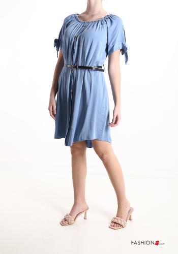 Dress with belt with buttons - ph 3