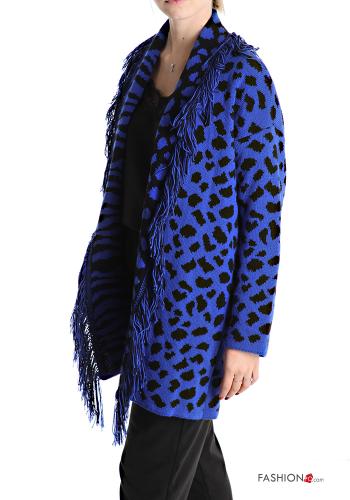 Animal print Cardigan with fringe - ph 3
