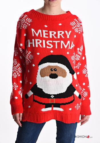 Maglione girocollo Fantasia natalizia