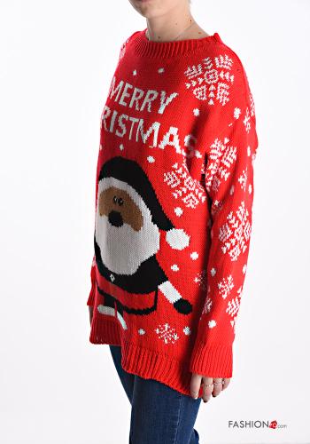 Weihnachts u-boot ausschnitt Strickpullover - ph 3