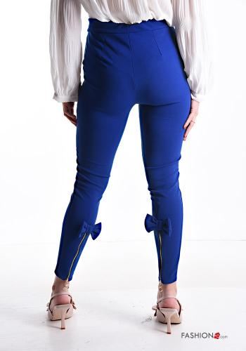 skinny Hose mit Taschen mit Reißverschluss mit Schleife - ph 2