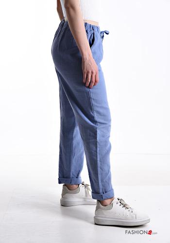 Pantalon en Coton avec coulisse - ph 3