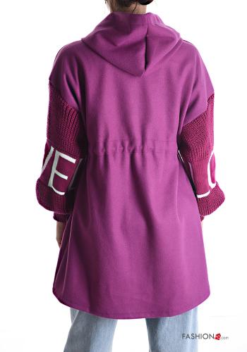 Veste avec fermeture éclair avec poches avec coulisse à capuche - ph 2