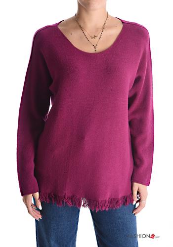 Maglione con frange