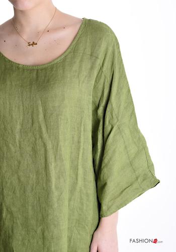 wide leg zweiteilige Set aus Leinen - ph 4