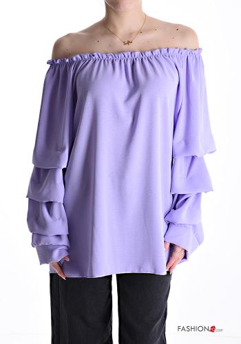 Blusa escote bardot