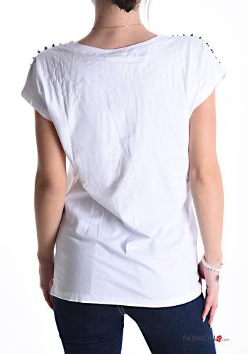 T-shirt de Algodón con tachuelas - ph 2