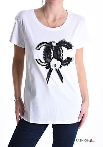 Spitze- T-shirt aus Baumwolle - ph 1