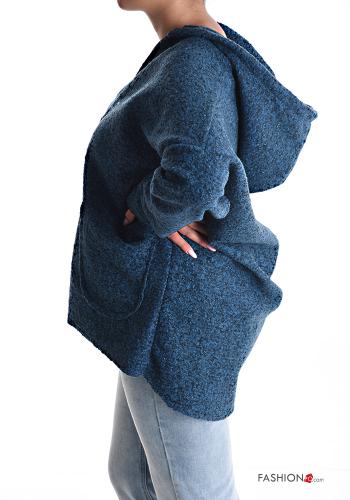 Giacca senza fodera con tasche con zip con cappuccio - ph 3