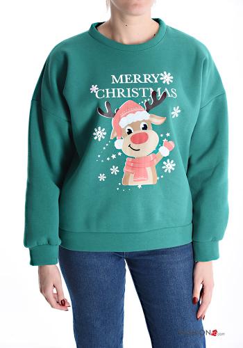 Sweatshirt en Coton Noël