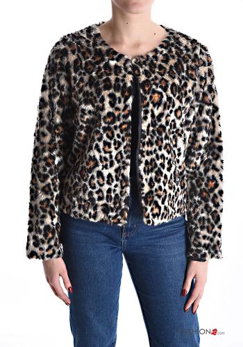 Veste Imprimé animalier avec doublure