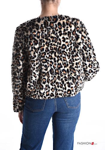 Chaqueta Estampado animal con forro - ph 2