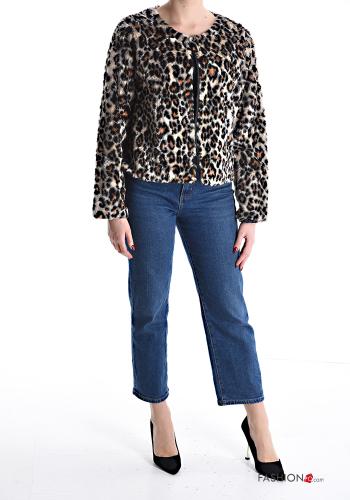Chaqueta Estampado animal con forro - ph 5