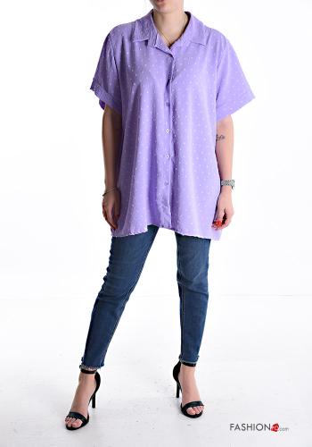 Chemise manches courtes à collet à boutons - ph 5