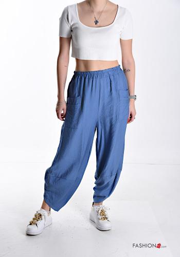 Oversize Hose mit Taschen mit gummizug - ph 5