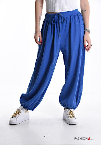 Pantalone in Cotone con coulisse con elastico