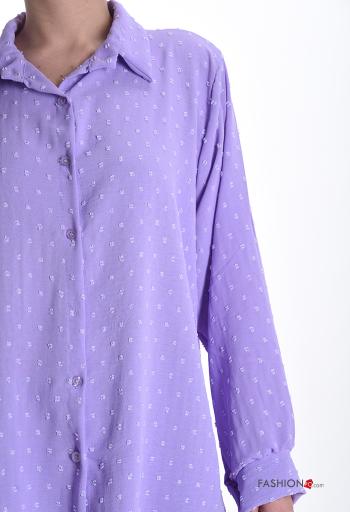Camicia maniche lunghe con colletto con bottoni - ph 4