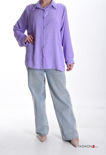 Camicia maniche lunghe con colletto con bottoni - ph 5