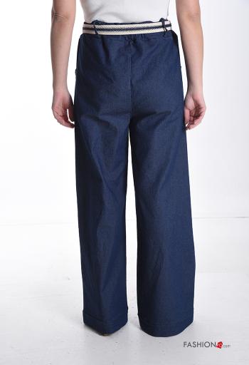 Pantalone in Cotone con cintura - ph 2