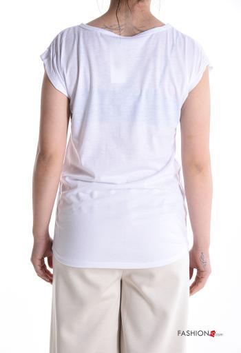 T-shirt maniche corte girocollo Fantasia animali - ph 2