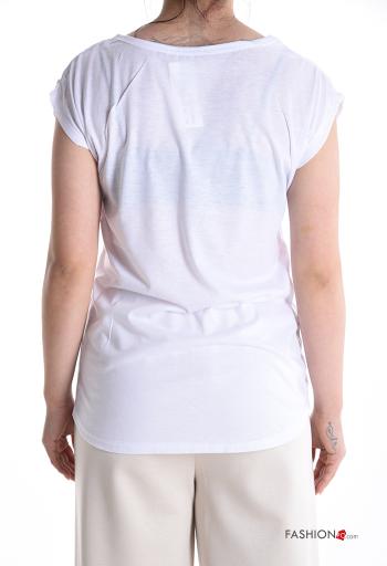 T-shirt maniche corte girocollo Fantasia animali - ph 2