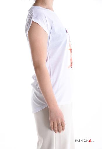 T-shirt maniche corte girocollo Fantasia animali - ph 3