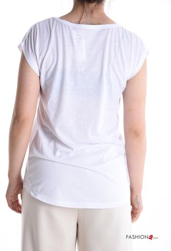 T-shirt maniche corte girocollo Fantasia animali - ph 2