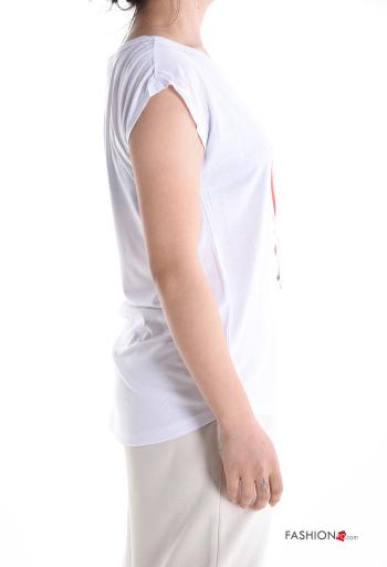 T-shirt maniche corte girocollo Fantasia animali - ph 3