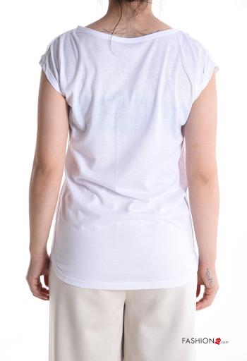 T-shirt maniche corte girocollo Fantasia animali - ph 2